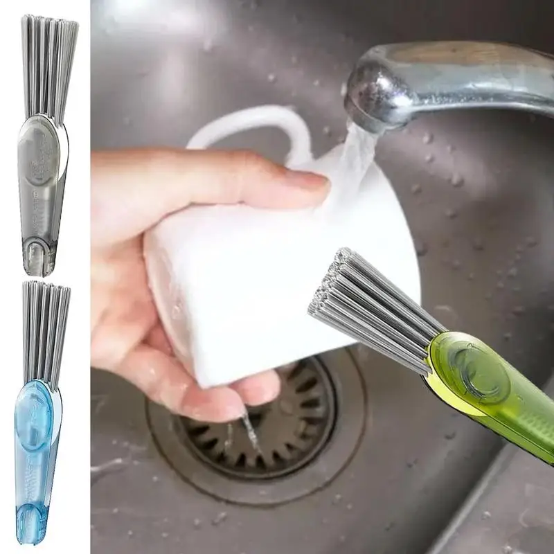 

Bottle Detail Brush Drink Bottles Glass washing Scrubbers Cleaning Brush Baby Pacifier Straw Scrubber Kitchen Cleaning Tool Set