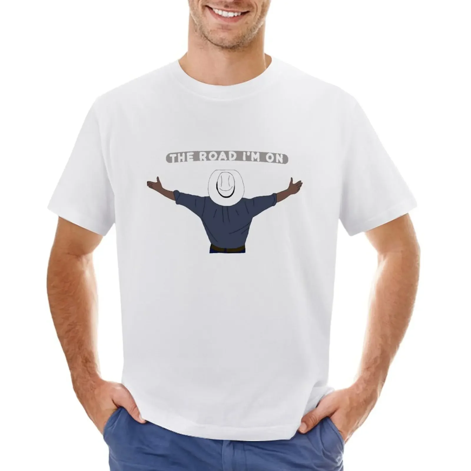 Garth Brooks The Road I Am On T-Shirt Moda Coreana Sublime Abbigliamento Uomo