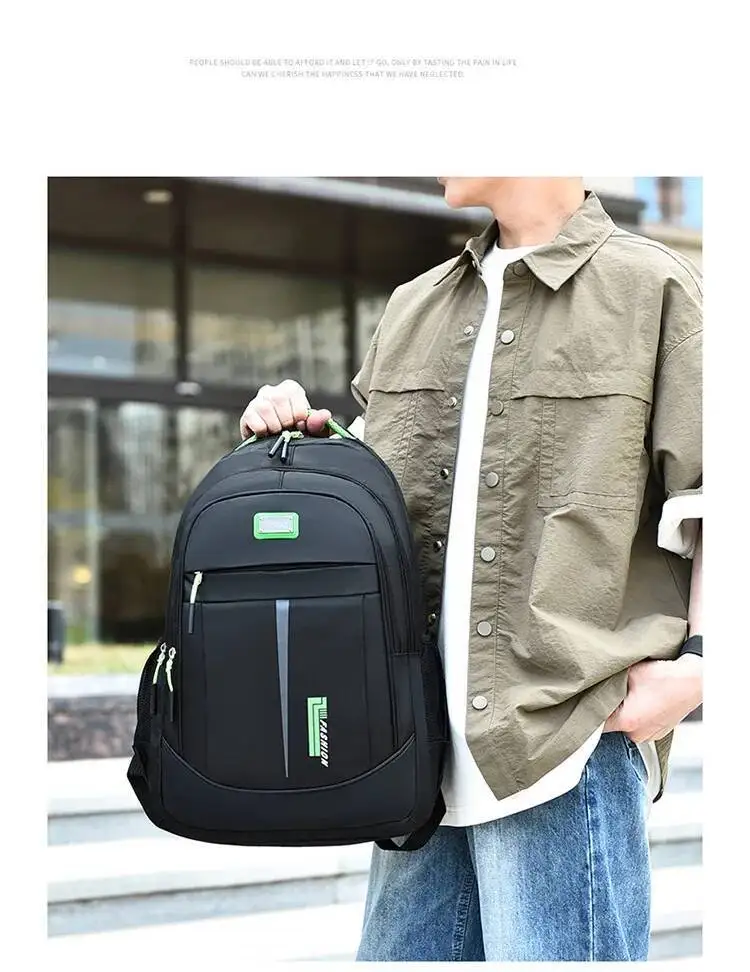 Damen Reisetasche High School Mittelschule Student Doppelte Umhängetaschen Herren Große Kapazität Business Laptop Rucksack – Detail 17