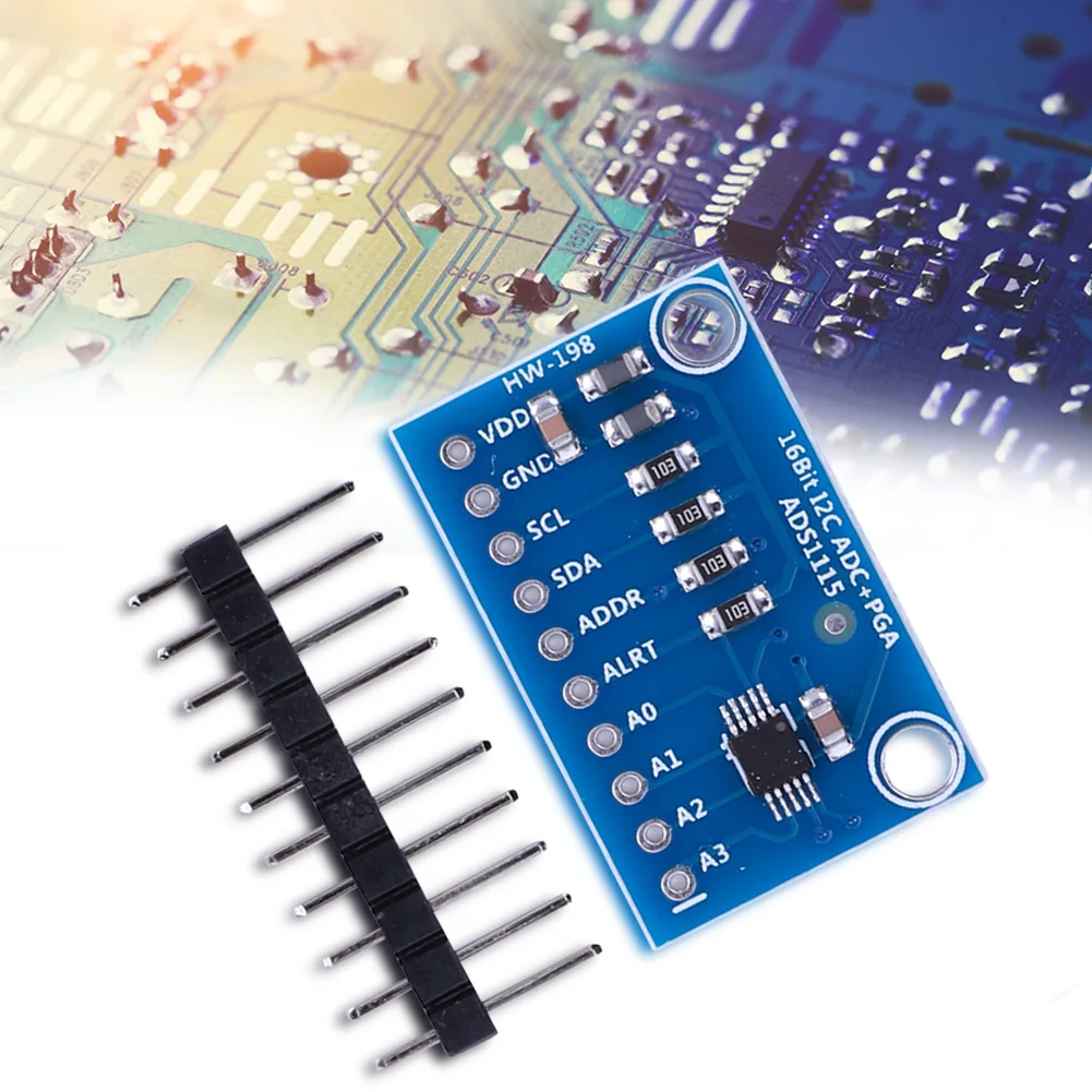 Ads1115 Arduino 5 Moduli ADS1115 ADC 16Bit I2C 4 Canali - Per