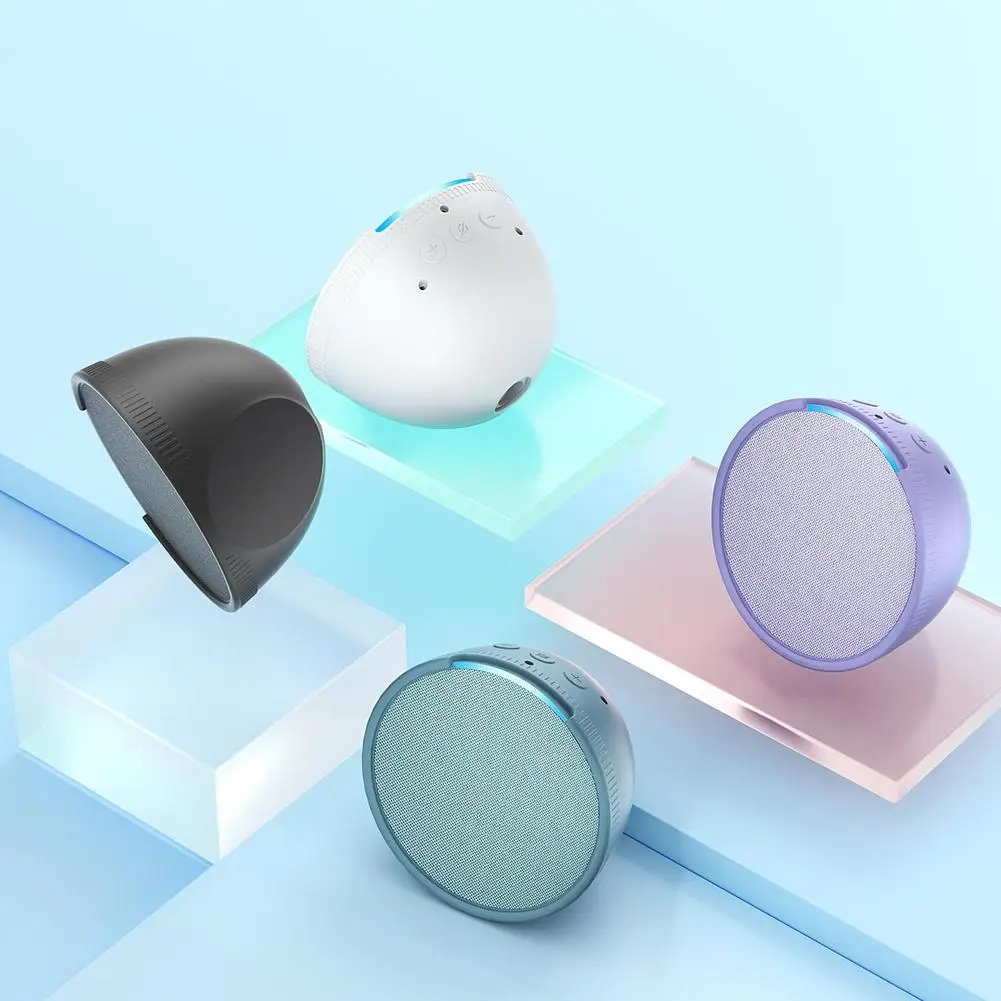 Custodia Protettiva In Silicone Per Accessori Per Altoparlanti Echo Pop Custodia Protettiva Antiurto Antiurto Impermeabile Per Altoparlanti