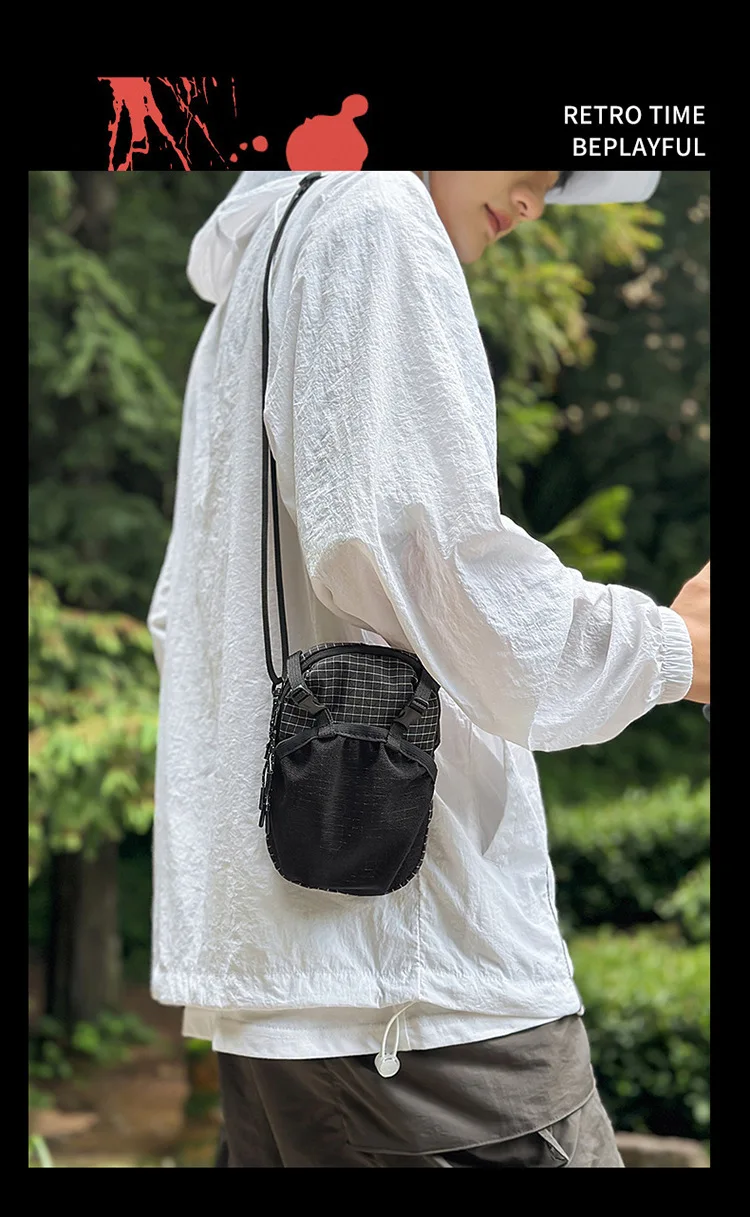 Dyneema Wasserflaschenhalter-Tasche mit Handyfach und Schnellverstellgurt, Wasserdichtes 420D Nylon für Radfahren, Wandern und Camping-Essentials – Detail 8