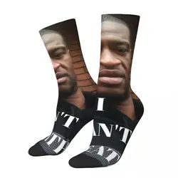 Fashion Male Men Socks Crazy George Floyd I Can't Breathe Sock Polyester Graphic Women Socks Spring Summer Autumn Winter