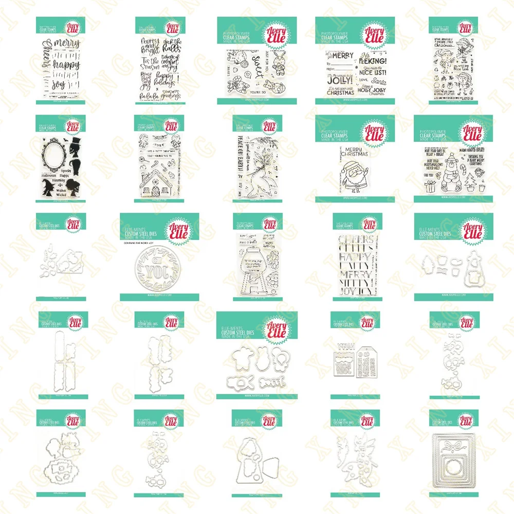 

Wreath Tag Sentiments Metal Cutting Dies and Stamps Stencil DIY Scrapbooking Paper Handmade Album Stamp Die Sheets Greeting Card