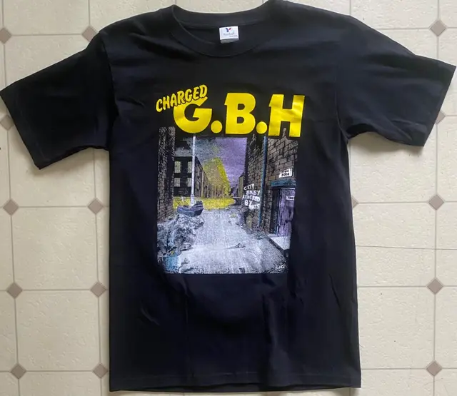 CHARGED GBH T SHIRT 80s uk punk uk82 discharge exploited varukers 
