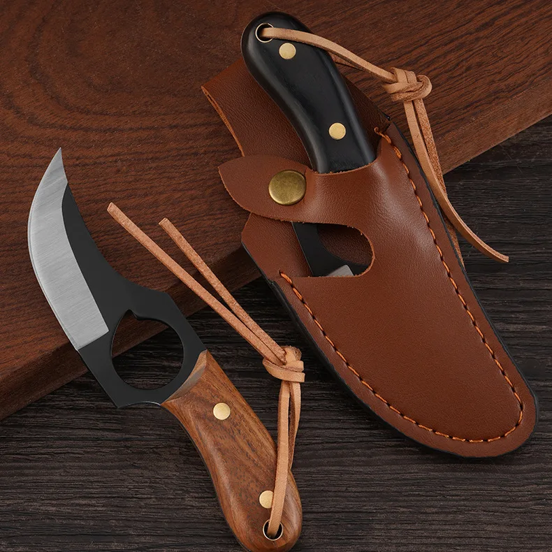 

Mini Hunting Bowie Pocket Tactical Knife Stainless Steel Kitchen Knife Serbian Boning Butcher Knives Outdoor Camping Tools EDC