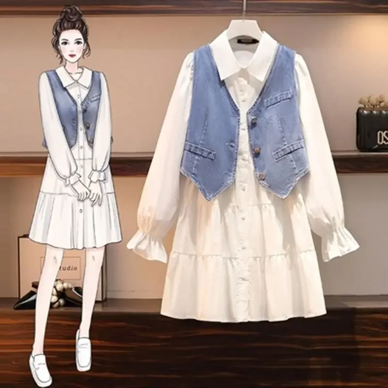 Vintage Denim Vest Short Sleeveless Cardigan Women Y2k Top Korean Fashion Crop Tops Jacket Spring Autumn Coats Outerwear