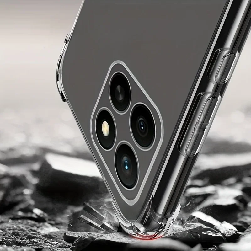 Transparent Silicone Phone Case - Clear Back Cover