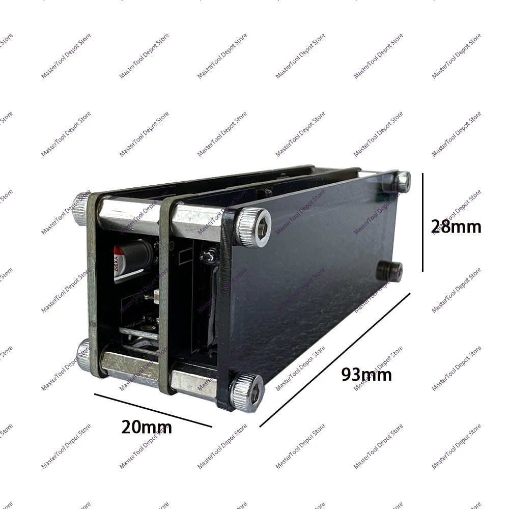 사이버펑크 VFD 야광 형광 시계 와이파이 네트워크 시계 데스크탑 장식 액세서리 USB 5V