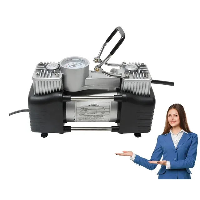 Double Cylinder Tire Pump