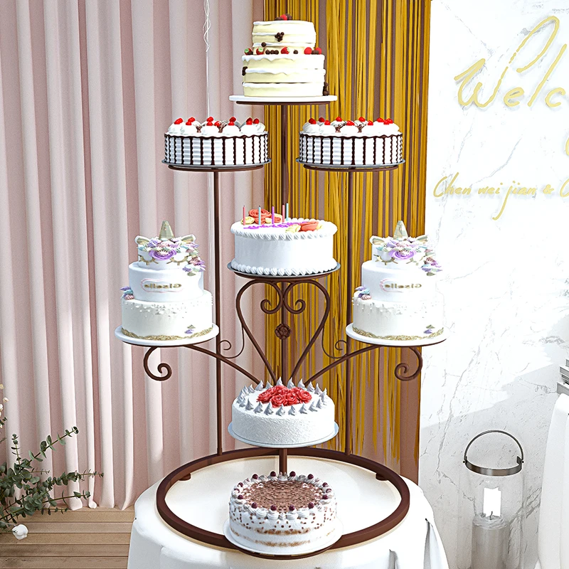 Party Events Cake Stand Pastry Confectionery Cupcake Stand Design Cake Board et Display Cosas De Cocina Kitchen Supplies