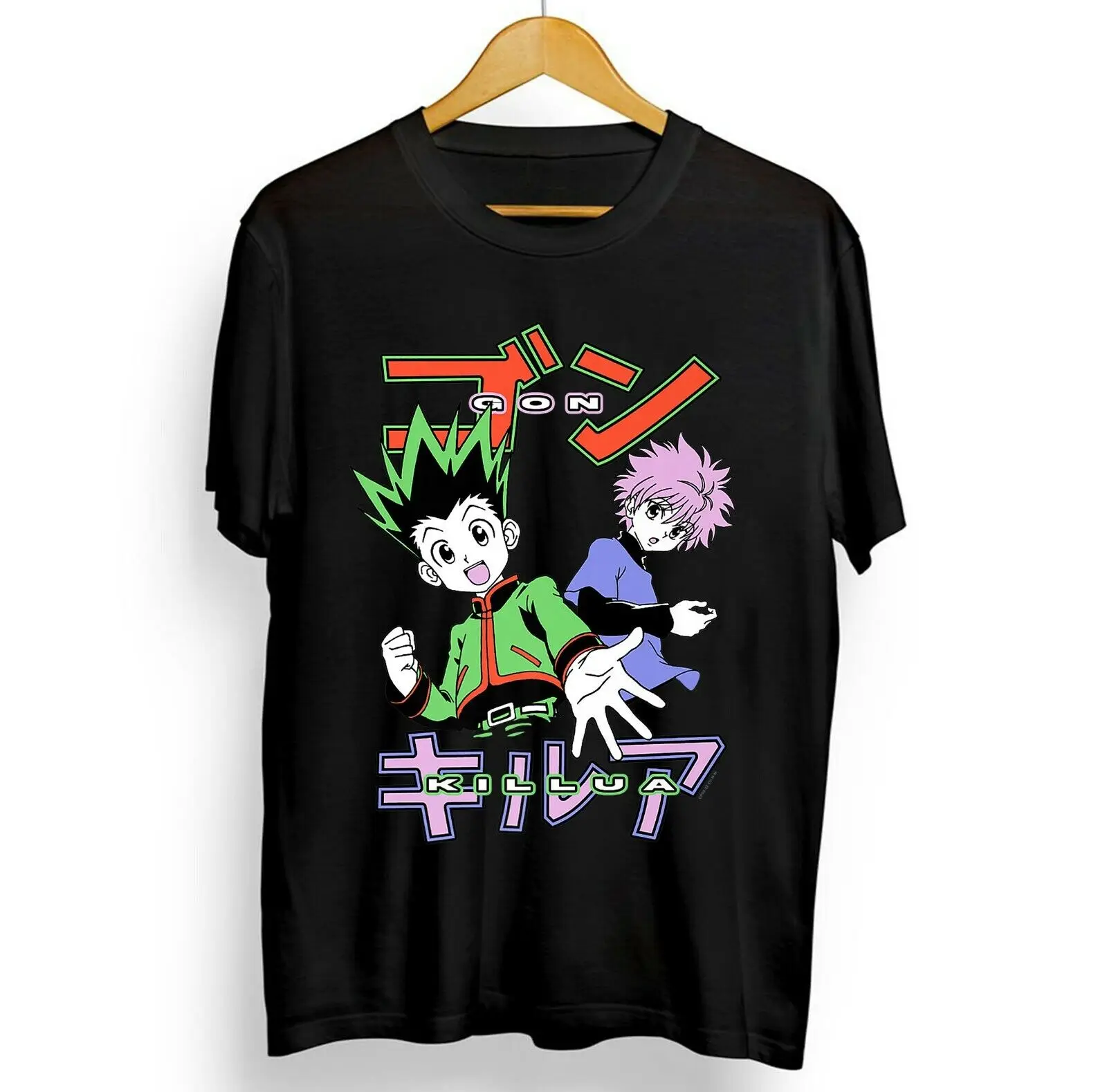 

Футболка с графическим рисунком, футболка Killua, аниме Kurapika, новая футболка Hunter x Hunter Killua Gon