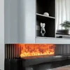 Decorative Vapor Fireplace Led Light 3d Water Steam Electric Fire Place Wall Mounted App Remote Built In 3d Electric Fireplace 5