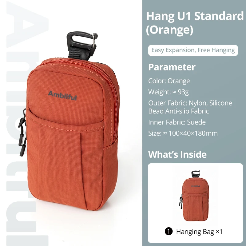 Ambitful Water Resistant Compact Shoulder Strap Bag