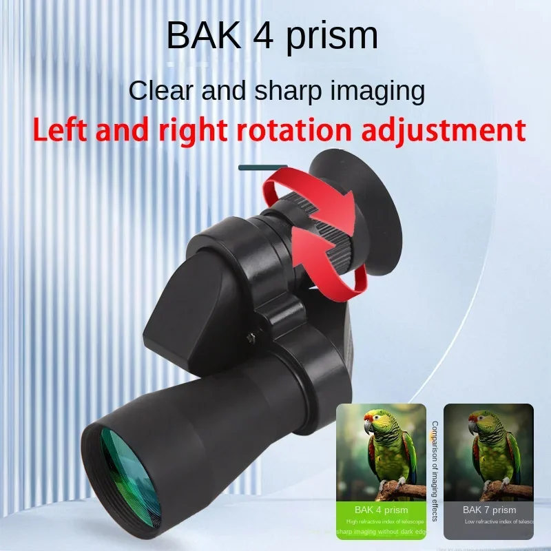 Portable high-definition monocular telescope with high magnification zoom, hunti