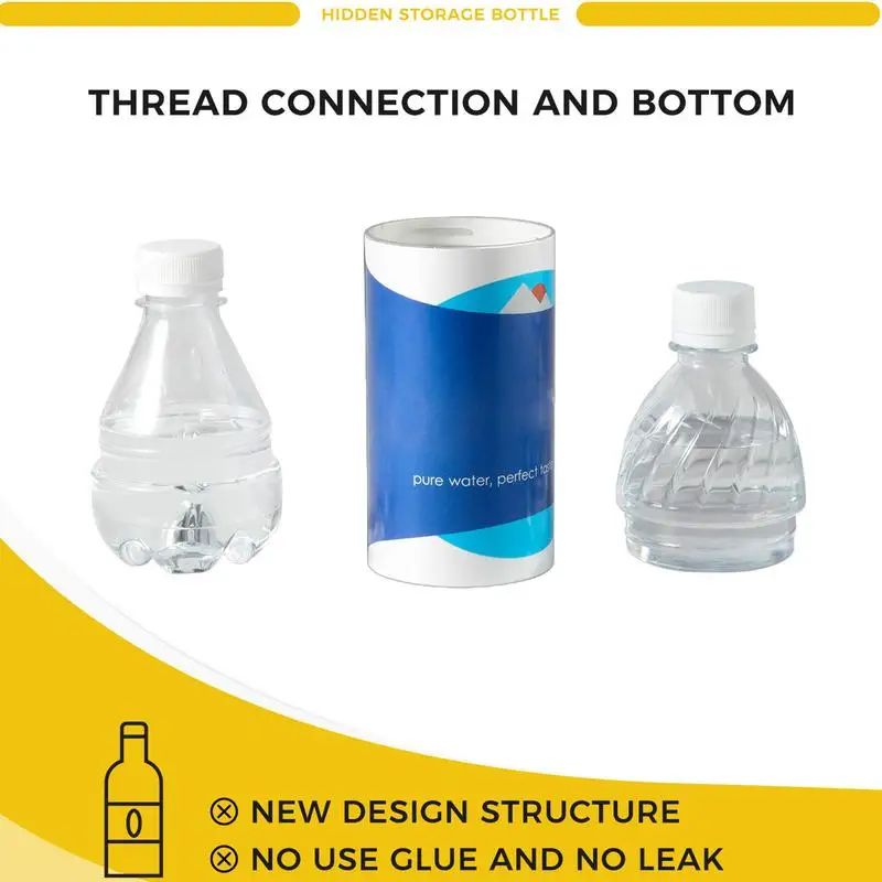 Water Bottle Diversion Safe Can Stash Hidding Security Container Surprise Secret Safe Money Box For Travel Camping Hiking