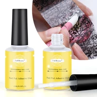 15ml Nail Glue For Transfer Foil Semi-Permanant Varnish For Adhesive Sticker Starry Paper Printing Wraps UV LED Manicure Lacquer 1