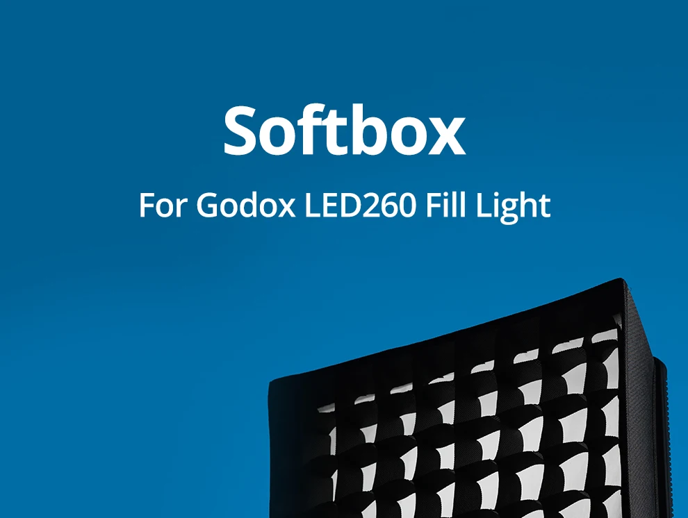 LEDP260C LED Video Soft Light Diffuser Honeycomb Grid Softbox for LED Video Lig