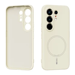 Macaron Color Soft Silicone Magnetic Full Protective Phone Case for Camon 50 Pro 5G (Milk yellow)