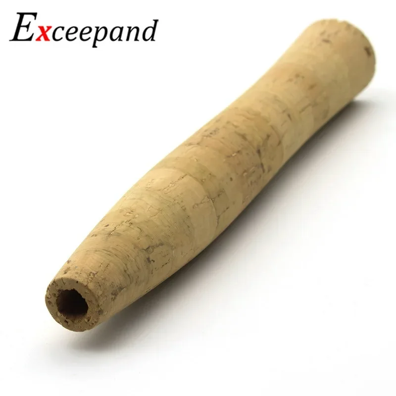 Exceepand 경량 A 등급 순수 코르크 플라이 낚싯대 핸들 그립, 분할 후면 DIY, 로드 빌딩 교체 또는 수리용