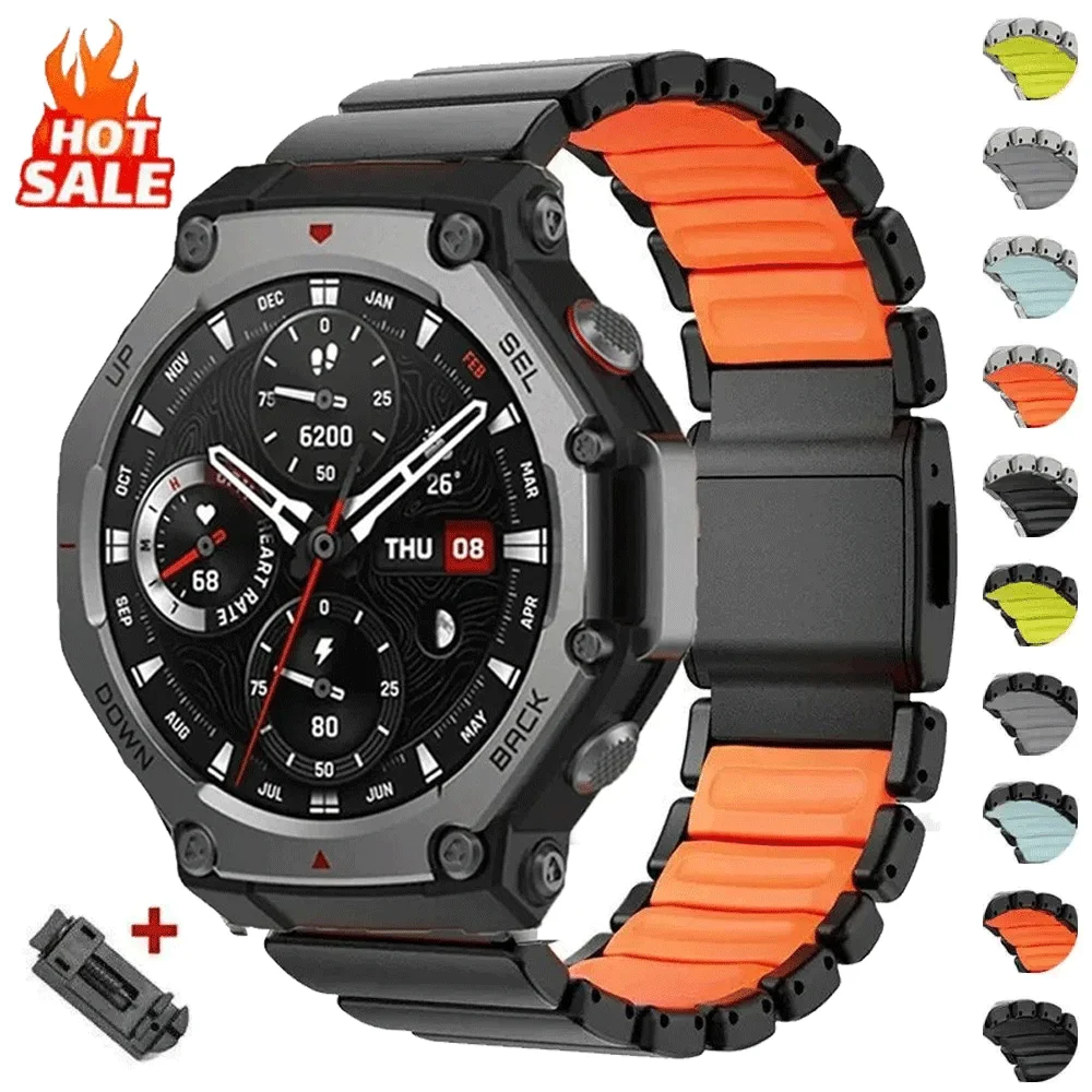 Luxury Alloy Metal Magnetic Strap with Buckle - Premium Watch Band Accessories