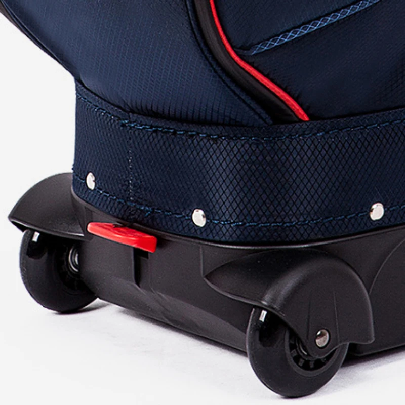 Golf Bag with Wheels Large Capacity Golf Aviation Ball Storage Multifunctional Lightweight Outdoor Sport Golf Club Cart Bags