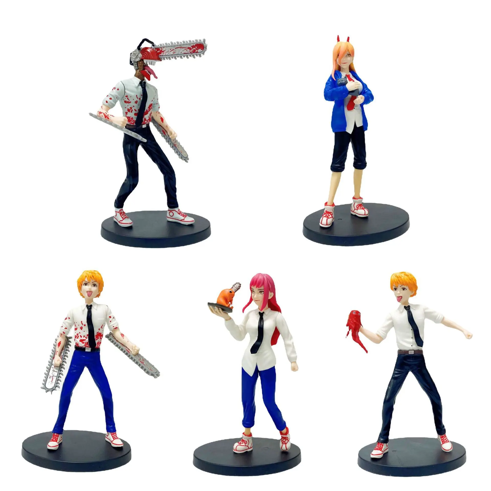 Motosserra Homem Denji Anime Figura Chainsaw Man Denji Power