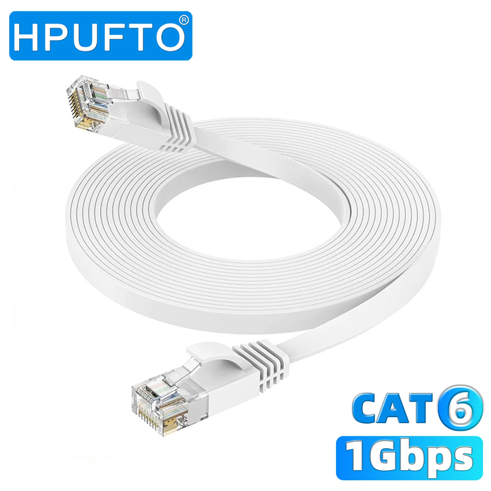 Gaming Pc Cat 6 Ethernet Cable 30 Ft Outdoor Indoor 10Gbps Support