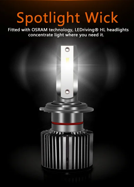 OSRAM 6000K LED Headlight LEDriving HL H7 H4 H1 H8 H11 H16 HB3 HB4 HIR2 9012