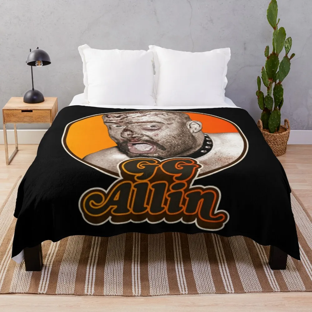 

Плед Gg Allin T-ShirtRetro GG Allin Tribute, дорожное одеяло, Школьное одеяло, одеяло в стиле ретро