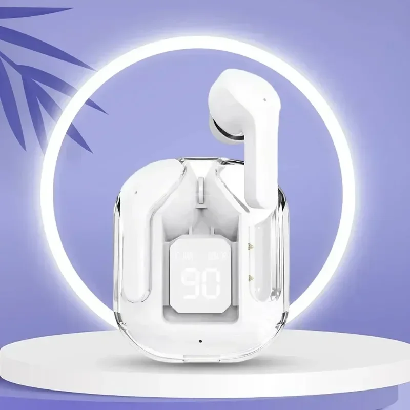 thumbnail image 4 of Miniauriculares inalámbricos T2 con pantalla Digital LED, auriculares TWS con sonido estéreo, Bluetooth, compatible con 5,3 para iPone, Xiaomi y Lenovo, 4 of 6