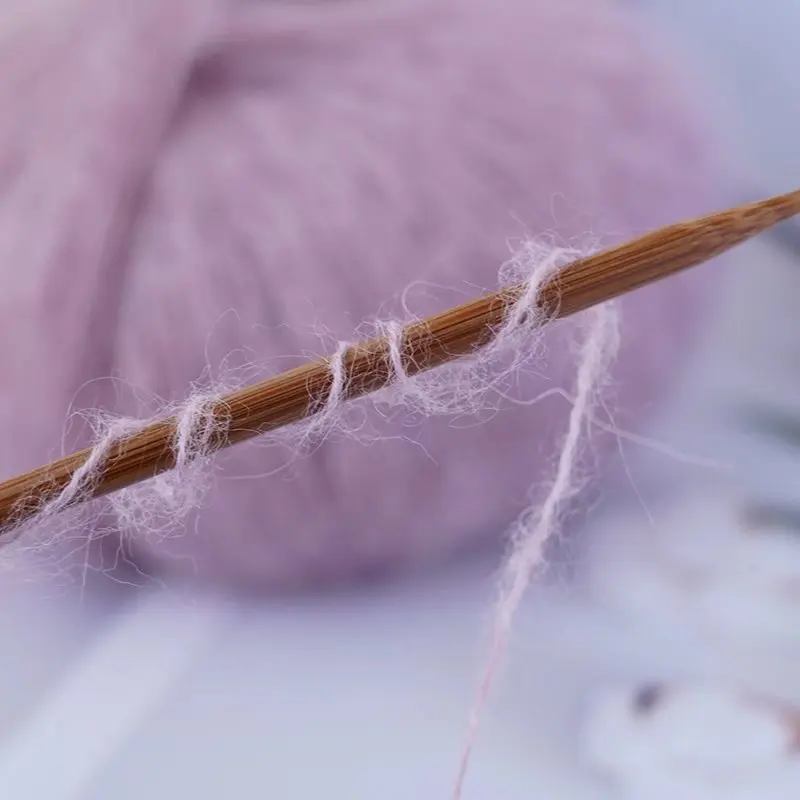 25g High Quality Mohair Yarn High Content Soft Skin-friendly Eco-friendly Mohair Crochet yarn For Crochet Shawl Sweater Cloth 4