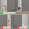 1PC 5 Sizes Adjustable Cat Plastic Door Holder Latch To Let Cat In Dog Door Latch With Stabilizer 4