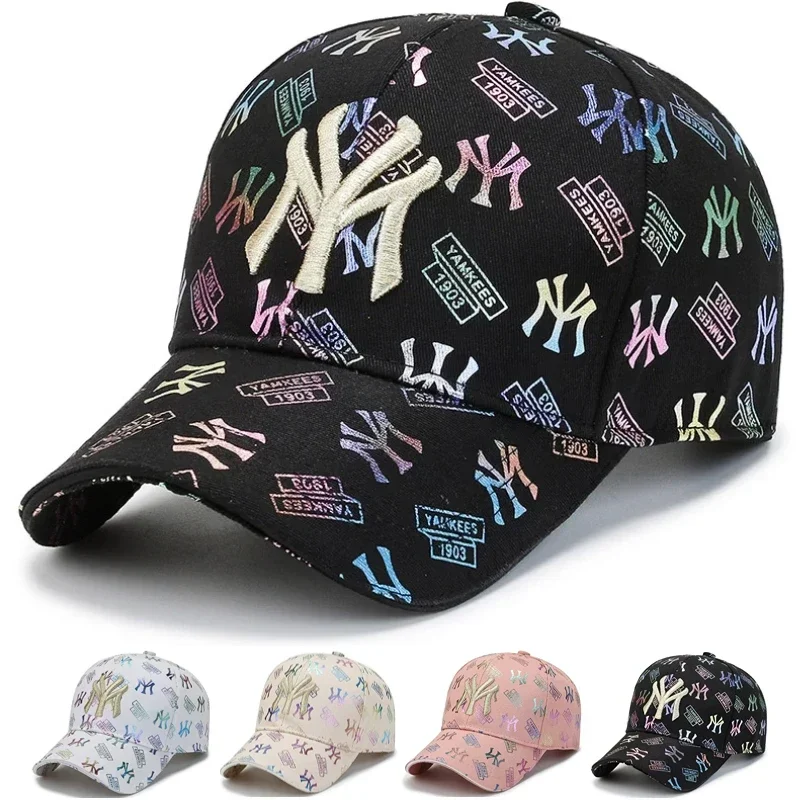 

Spring Embroidery Colorful Letters Baseball Cap for Men Summer Golf Fishing Sun Hats Women Travel Beach Caps Adult Trucker Hat