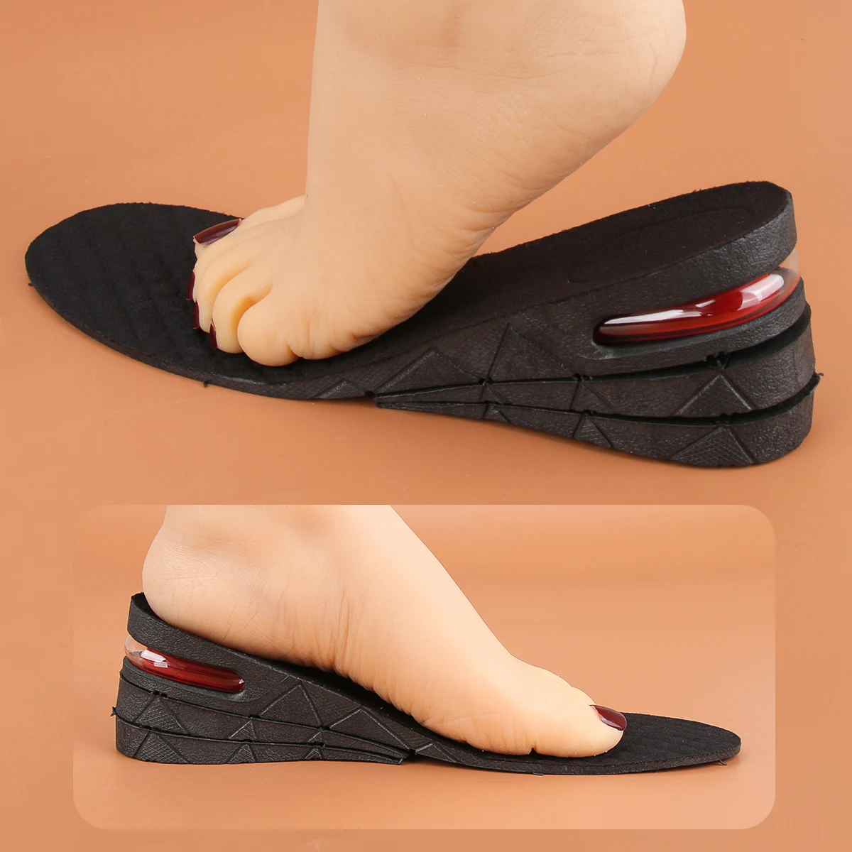 Shoe Insoles Height Increase Heel Shoe Lift Kit with Air Cushion for Men & Women