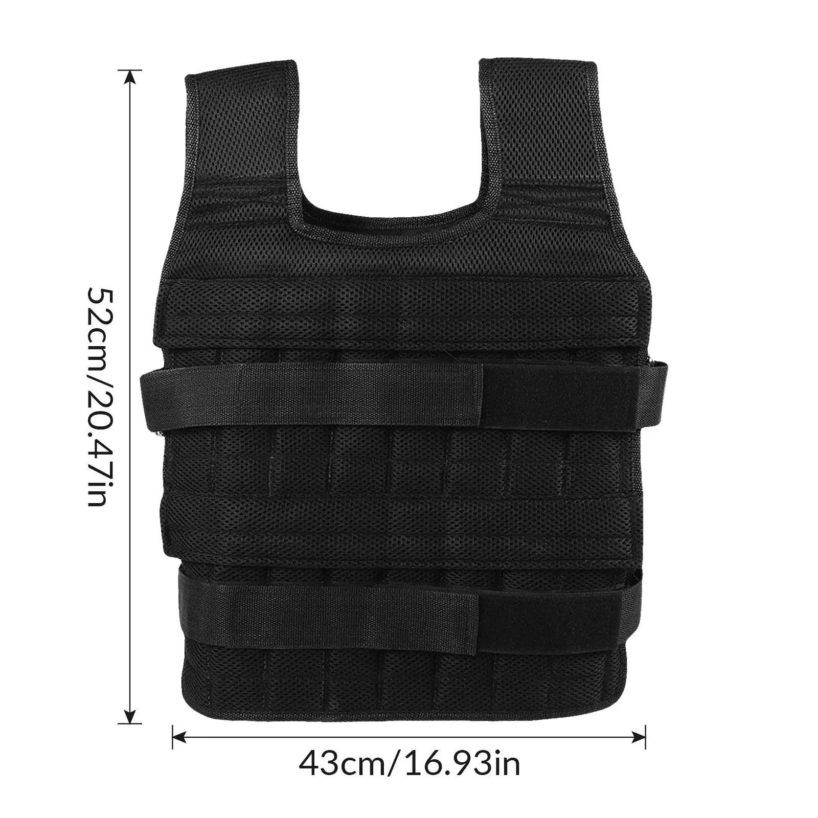 110lbs weight vest with 32 Pocket Adjustable Weight Strength Training Weight