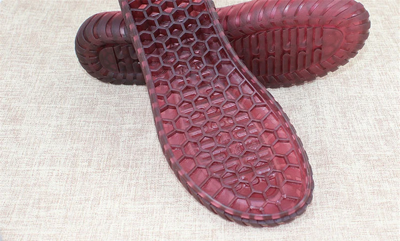 Transparenter Kristall-Schuhschutz, rutschfeste Sehnenboden, handgestrickte Hausschuhe, Sandalen, Gummisohlen, Herbst-Winter-Haken, Sohlen – Detail 19