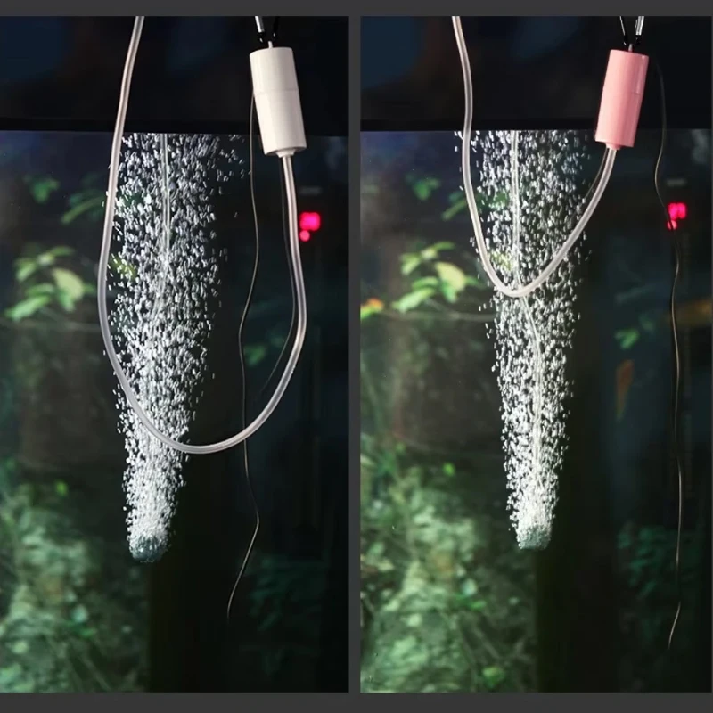 USB Aquarium Air Pump with Air Stone and Silicone Tube Energy Saving Oxygen Pump for Aquarium fishing aquarium air pump fish tank oxygen pump