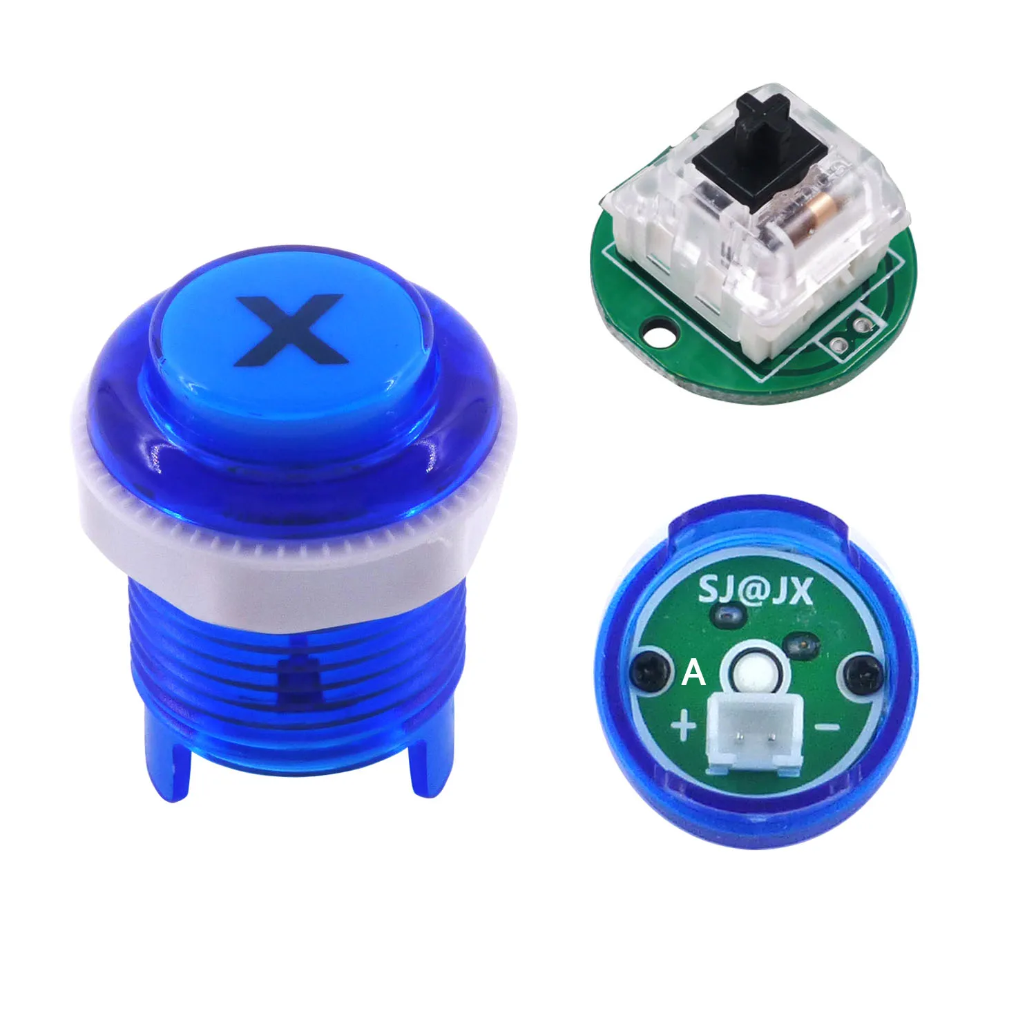 SJ@JX Arcade Button LED DIY Kit Controller Mechanical