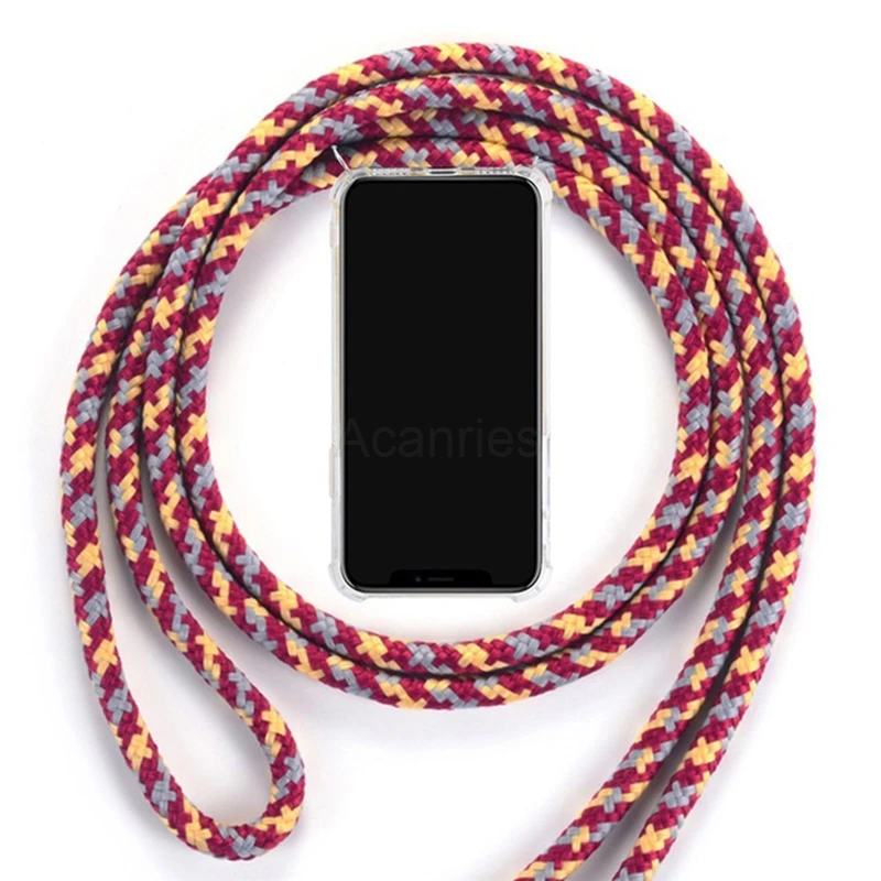 Necklace Crossbody Strap Lanyard Cord Case with Soft Back Cover