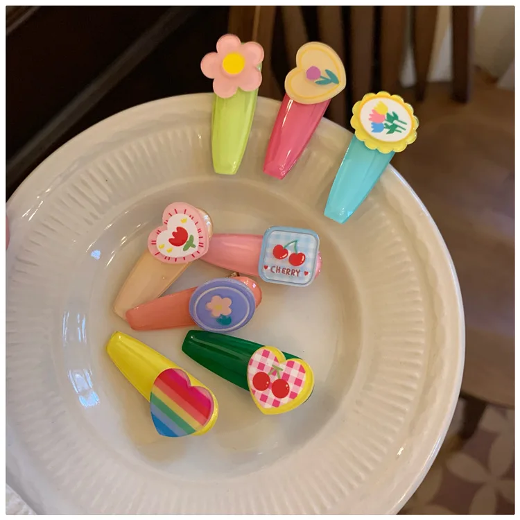 

Cute Girls Tulip Hair Clips Candy Color Sweet Princess Barrettes Children Bangs Hair Clips Headwear Girls Kids Hair Accessories