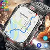 New For Huawei Xiaomi Military GPS Smart Watch Men Flashlight Compass Waterproof Outdoor Sport Tracker Bluetooth Call Smartwatch 1