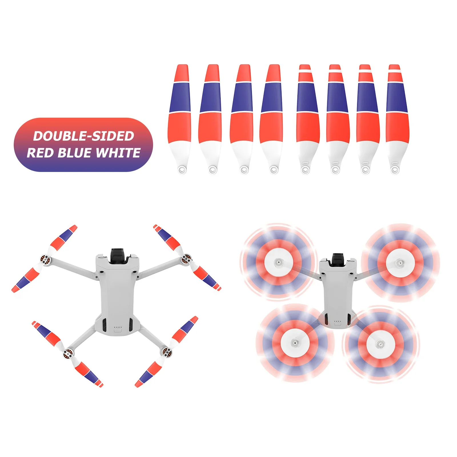 Replacement Drone Propellers Blade 8pcs For DJI Mini 3 Pro Wing Fans Spare Parts propeller replacement parts drone propeller blades drone propeller drone propellers