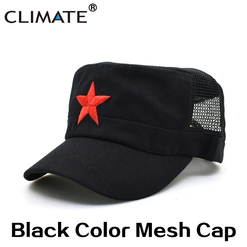 Climate Communist Cap Caps Hats Men Red 