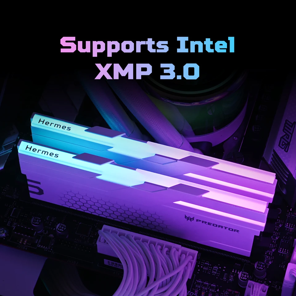 ACER PREDATOR Hermes RGB DDR5 RAM Memory 32GB(2x16GB) 6000MHz