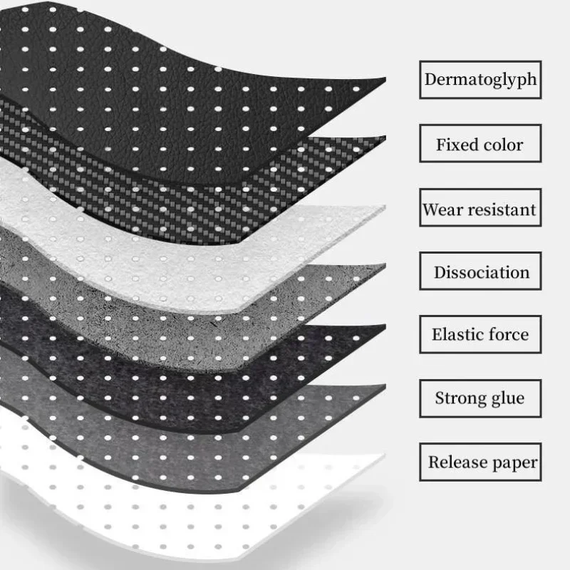 천공 자가 접착 가죽 수리 스티커 패치, 카시트 소파 홈 리노베이션 패치, 인조 가죽