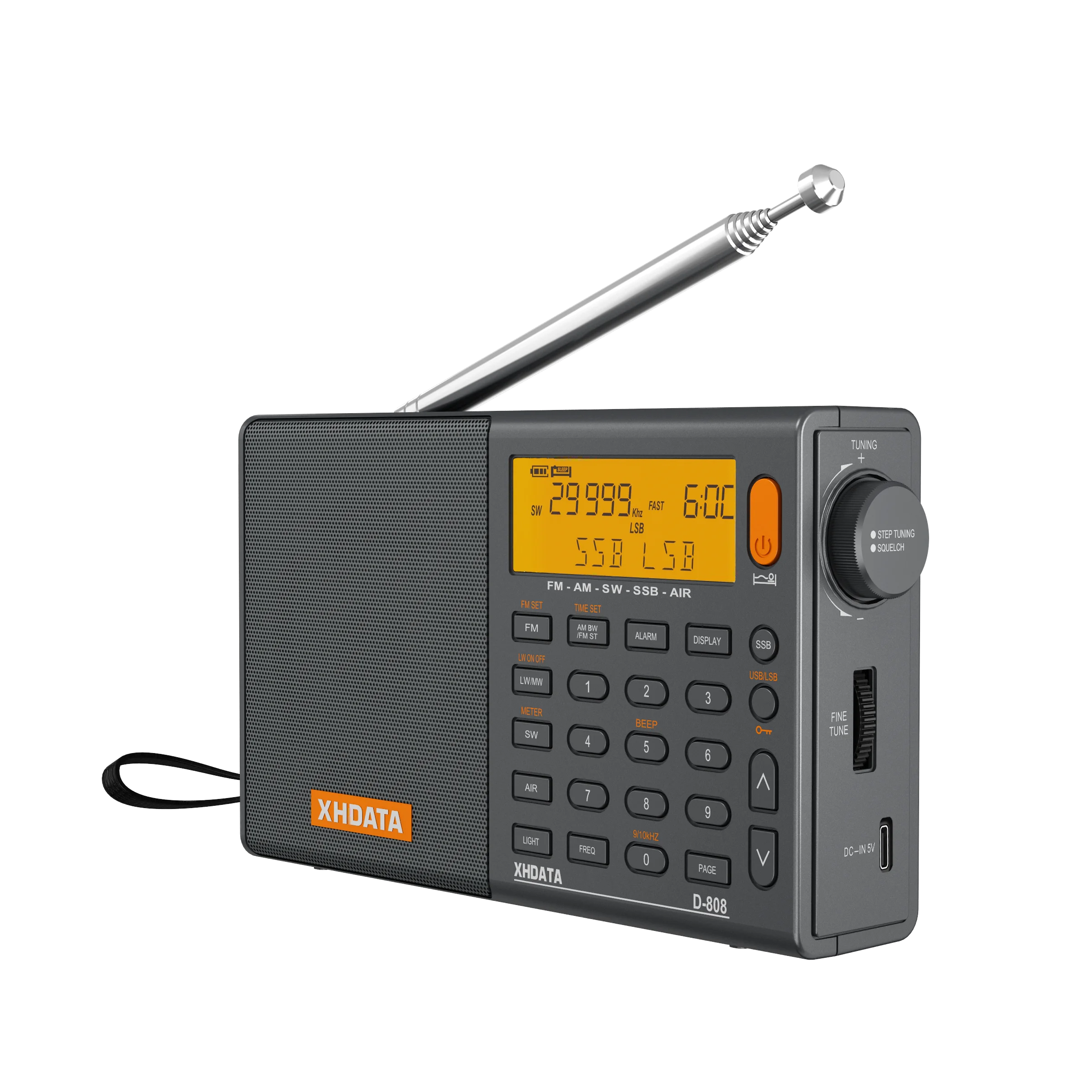 ラジオ・コンポ XHDATA XHDATA SIHUADON Digital World Receiver & External Antenna