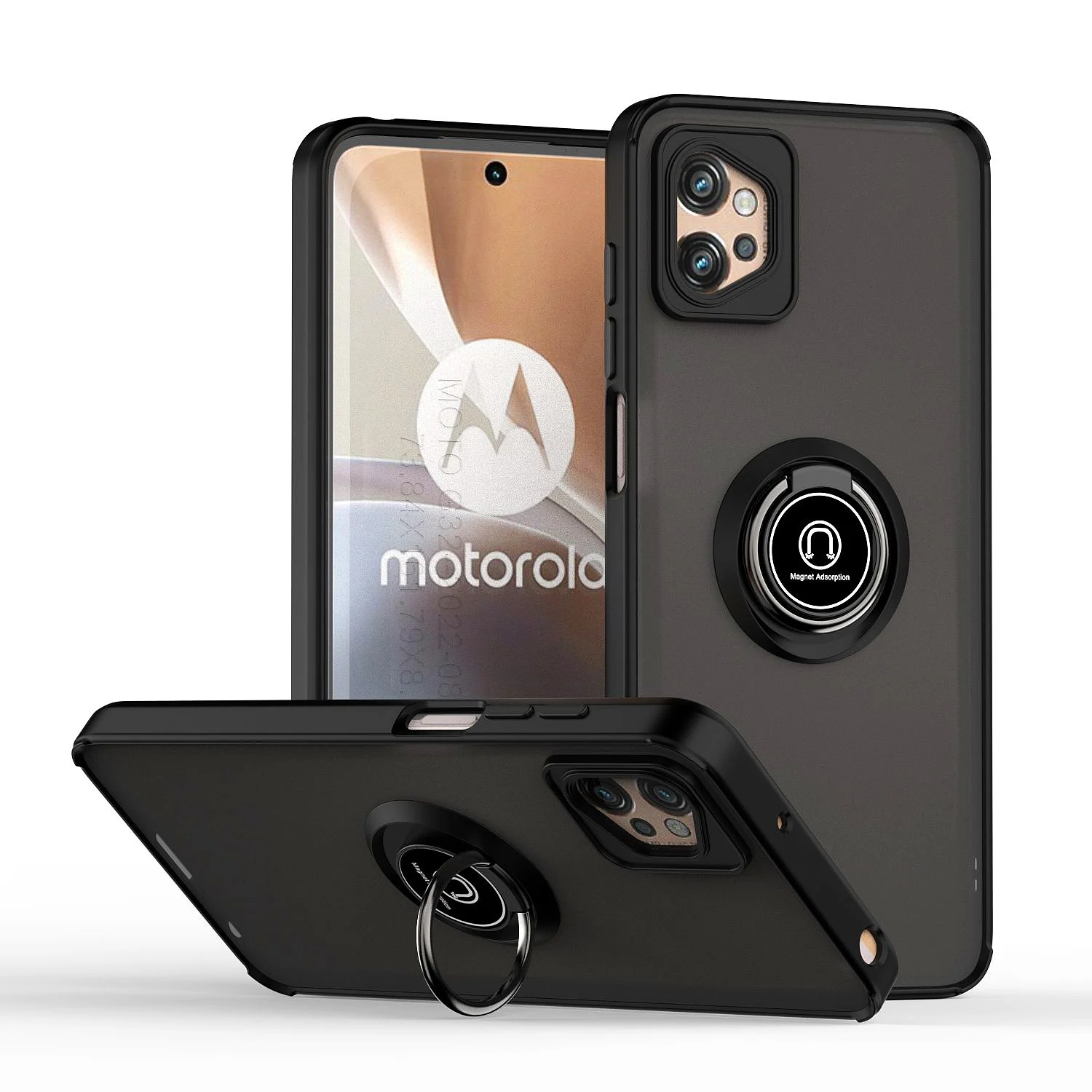 360 Rotation Bracket Case Cover for Motorola Moto G32 Vehicle