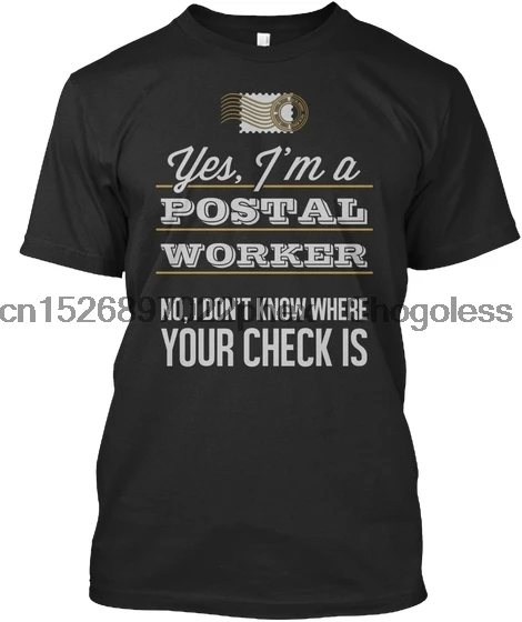 Yes I'm A Postal Worker Premium Tee |