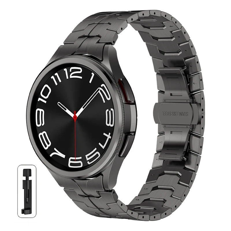Premium Stainless Steel Bracelet - No Gaps Design, Universal Metal Band
